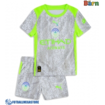 Fotballdrakt Barn Manchester City Tredjedraktsett 2025-26 Kortermet (+ Korte bukser)